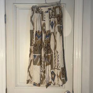 Vintage Italian wide leg capris